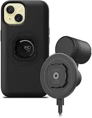 Quad Lock Vent Car Phone Holder Kit with MAG Wireless Charging Head V2 and MAG Phone Case for iPhone 15