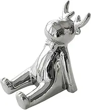 Desk Cell Phone Stand | Deer Shape Desk Phone Stand - Tabletop Electronics Cradle, Cute Animal Figure for Home, Library, Dormitory, Cafe