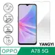 【YANGYI揚邑】OPPO A78 5G 鋼化玻璃膜9H防爆抗刮防眩保護貼