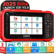 123i V2.0 Scanner, 4 System Code Reader, OBDII, ABS, SRS, Transmission, CRP123