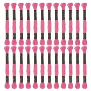 24 Skeins Embroidery Floss 8m Each Cotton Cross Stitch Thread Light Fuchsia