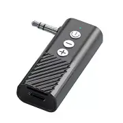 Jack Aux 5.3 Transmitter Receiver 3-in-1 Wireless Bluetooth Adapter Audio 3.5mm