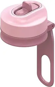 Maxwell & Williams GetGo Sip Lid with Straw, Pink