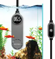 75W Betta Fish Tank Heater with LED Display for 8-17 Gallon Tanks