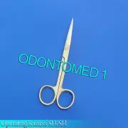 Operating Scissors Sharp/Sharp 5.5" Curved Full Gold Surgical Instruments