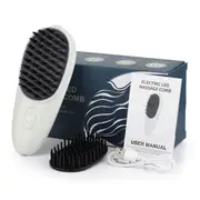 Red Blue Light Electric Massage Comb Scalp Head Massager Photon Hair Care Comb Vibrating IPL Comb Anti Hair Loss