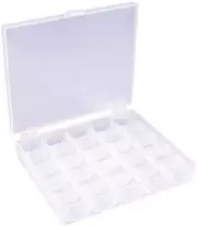 Bobbins Case25 Slots Bobbins Box Transparent Class 15 Sewing Machine Bobbins ...