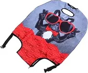 [BESTYASH] 1Pc Trolley Case Protective Cover Durable Suitcase Cover Elastic Luggage Protector Decorative Travel Case Shield Fits