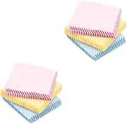 Operitacx 120 Pcs Jewelry Cleaning Cloth Jewelry Cleaning Polishing Cloth Eye Glasses Cleaning Cloths Eyeglass Cleaning Cloth Polishing Cloth for Jewelry Phone Cloth Double-Sided Fleece