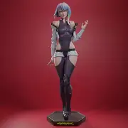 Painted Lucy Statue 1/4 Cyberpunk Figure