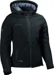 DIFI Jamie 2 Aerotex Urban Solid waterproof Ladies Motorcycle Textile Jacket, black, Size 46 for Women