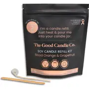 Good Candle Co Soy Candle Refill Kit Blood Orange & Grapefruit 200g