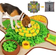 Snuffle Mat for Large Dogs, Slow Feeder Dog Puzzle Toys Interactive Sniff Feedin