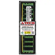 64GB DDR4 ECC LRDIMM Samsung M386A8K40BM2-CTD7Y Equivalent Server Memory RAM 1x