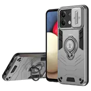 For Xiaomi Redmi Note 13 5G Wholesale Phone Cases with Slide Lens Cover + Ring Holder Kickstand