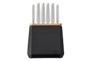 Furi Pro Stone Knife Block Set of 7 Midnight