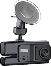 Front and Rear in car Dash cams, Dual Dash cams with 64G SD Card 1080P, Backup Camera, DVR in car Dash d Camera with Function R Loop Recording