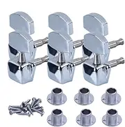 Guitar Tuner Pegs - Machine Heads Set For Acoustic & Electric Guitars | String Tuning Keys, Durable & Stable Tuners, Easy-to-Install Guitar Accessories For Precise Sound Control