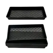 1020 Seedling Starter Tray 10 Pack Black 10x21 inches for Microgreens
