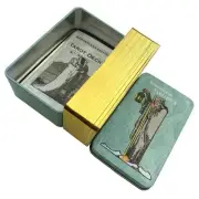 Metal Box Gilded Borderless Edition Rider Tarot Cards Deck With Paper Guidebook