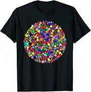 [X.Style] Happy International Dot Day 2022 Polka Dot Kids Toddler Boys ds768 T-Shirt (3XL) Black