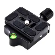KZ-20 Quick Release Clamp Clip + QR Plate Adapter For Arca Swiss Camera Tripod