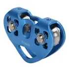 30kN/6700LBS Aluminum Zip Line Cable Trolley Fast Speed Climbing Pulley Roc IS