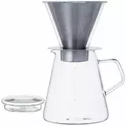 KINTO CARAT Coffee Dripper & Pot 21678 720ml 0.72L w/ Tracking NEW