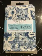 Waverly Inspirations 44" x 1 yd Precut Cotton Magic Carpet Sewing Fabric, 1 Each