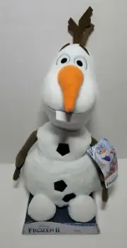 new with tags Disney Frozen 2 Olaf The Snowman 14" Plush Toy