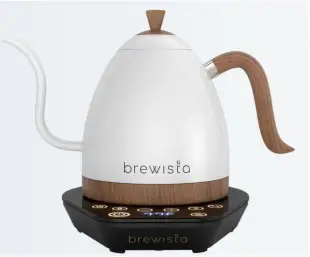 ~*萊康精品*~免運 Brewista Artisan 溫控手沖壺電水壺 珍珠白 600ml