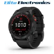 Garmin Fenix 7 Solar, Slate Gray w/ Black Band 010-02540-11 Fitness Watch