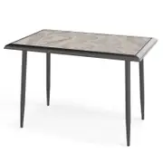 Costway Sintered Stone Dining Table Rectangular Kitchen Table
