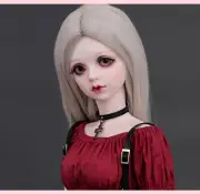 1/3 Full Set BJD Doll Face Make up Resin Ball Jointed Doll Girl Woman Eyes Gifts