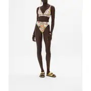 V NECK HARDWARE BRA EGYPTIAN ROSE at Nordstrom, Size Medium Au