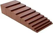 Adena Montessori Small Brown Stair Materials (7x7x14cm)