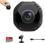 4K Hidden Camera Wireless WiFi Small Camera with App for Indoor Security, Mini Home Video Nanny Cam with Night Vision, Motion Detection for Pet/Baby, Real Time Record Surveillance Camera