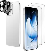[2+2 Pack] Screen Protector for OPPO Reno 13F 5G,With 2 Piece of Tempered Glass Screen Protector,2 Piece of Camera Lens Protector,Bubble Free,Anti Scratch