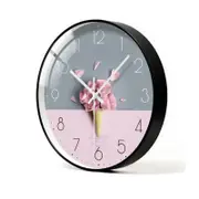 12 Inch Simple Petals Classic Mute Wall Clock Home Living Room Office Decoration