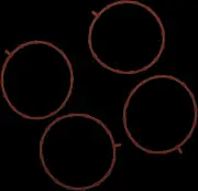 Cometic Intake Manifold to Throttle Body Seal 4 pk Low Rider ST 22-24