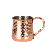500ML Pure Copper Coffee Tea Cup Cocktail Food Juice Drink Bear Cup Mugs Milk Water Beer Bottle Cup