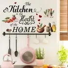 Removable Wall Decals PVC Wall Decor Dining Room Wall Sticker Kitchen