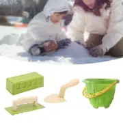 4x Snow Brick Maker Sandcastle Building and Sand Toy Set
