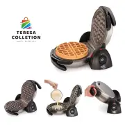 Ceramic FlipSide Belgian Waffle Maker,Black