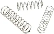 3pcs 0.6mm Wire Diameter Stainless Steel Spring Compressed Springs Pushing Coil Flexible Elastic Pressure Ring 8mm-90mm Length 10mm-12mm OD(35mm,12mm-01)