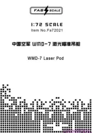 FAB FA72021 1/72 PLAAF WMD-7 Laser Pod COMMON PART
