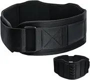 Back Support Weight Lifting Belt | Adjustable Powerlifting Gym Workout Waistband - Powerlifting Waist Wrap Belt Strap for Beginner Professional Men and Women