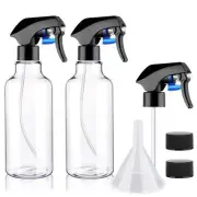 Plastic Spray Bottles 16.9oz/500ml 2 Pack Empty Spray Bottle Heavy Duty Spraying