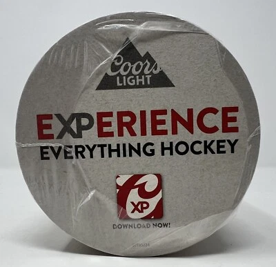 Coors Light Beer NHL Hockey 4” Round Coasters - 100 Count Pack