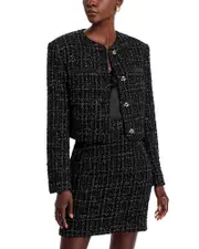 Boss Jolena Cropped Tweed Jacket
